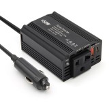 Cumpara ieftin Invertor de Putere Auto Techstar&reg; 150W - 12V DC la 220V AC, cu Porturi USB-C si USB-A pentru Incarcare Rapida
