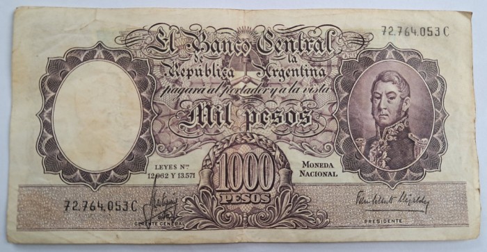 Argentina , 1000 Pesos