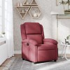 VidaXL Fotoliu rabatabil, roșu vin, material textil 371754