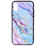 Husa iPhone X / XS, TPU + Sticla, Design 03