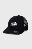 The North Face șapcă culoarea negru, cu imprimeu NF0A5FX8JK31-JK31