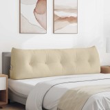 vidaXL Perna pentru spate Crem 160 x 24 x 50 cm țesătură 42014535