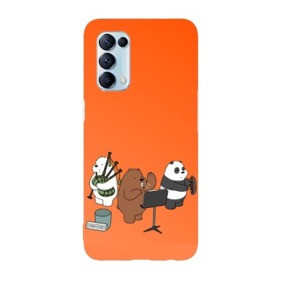 Husa compatibila cu Oppo A54s, Viceversa, model Donations We bare bears, Silicon, TPU foto