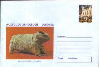 Intreg postal plic nec 2001 - Muzeul de Arheologie Oltenita foto