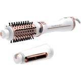 Perie rotativa cu aer cald Rowenta Brush Activ Ultimate Care CF9720F0, tehnologie Careful Heat, invelis quart ceramic si tehnologie Ionic Booster, des