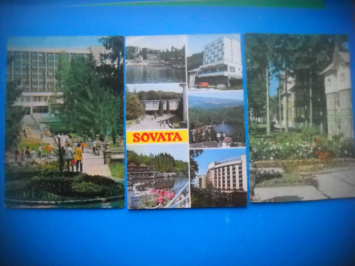 HOPCT LOT 3686 - 3 CARTI POSTALE-SOVATA JUD MURES-NECIRCULATE