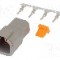 Conector auto, DTP, 4 pini, DEUTSCH - S-DTP 04-4 P