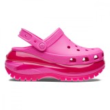 Saboți Crocs Classic Mega Crush Clog Roz - Juice