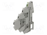 Term. &icirc;mbinare de şine PHOENIX CONTACT 0,08&divide;2,5mm&sup2; cu bornă cu arc, Lăţime 5,2mm