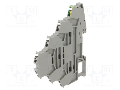 Term. &amp;icirc;mbinare de şine PHOENIX CONTACT 0,08&amp;divide;2,5mm&amp;sup2; cu bornă cu arc, Lăţime 5,2mm foto