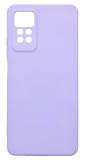 Husa de protectie din silicon pentru Redmi Note 11 Pro, SoftTouch, interior microfibra, Lilac