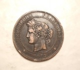 FRANTA 10 CENTIMES 1872 K