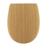 Capac Toaletă 45 Cm Mdf Prinderi Inox &ndash; Design Lemn | Capace Wc
