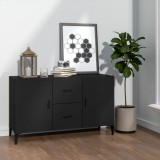 VidaXL Servantă, negru, 100x36x60 cm, lemn compozit