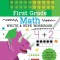 Ready to Learn: First Grade Math Write &amp; Wipe Workbook with Popper