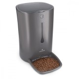 Hranitor Automat Caini Pisici Navaris, 6L, Plastic Negru, Dispenser Hrana Uscata, Programabil, Portii Ajustabile