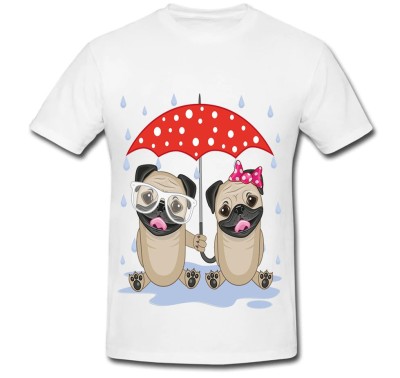 Tricou &amp;quot; Caini sub umbrela &amp;quot; foto