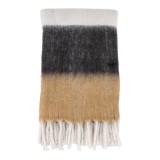 Cumpara ieftin Sintra takar&oacute;, fekete-feh&eacute;r-barna 170x130 cm