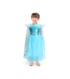 Costum carnaval Blue lady pentru copii, marime 95/110 cm (2-4 ani)