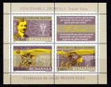 ✅RO 2006 LP 1712b &quot; Centenarul zborului Traian Vuia &quot;,bloc 3M+1V,colita 370,,MNH