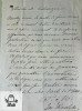 Emanoil Kostache Epureanu(1823-1880), Scrisoare scrisa si semnata