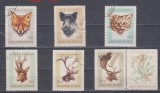 A12 S4 7 - Timbre foarte vechi - Ungaria - animale salbatice