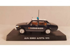 Macheta Alfa Romeo Alfetta Carabinieri 1972, 1:43 foto