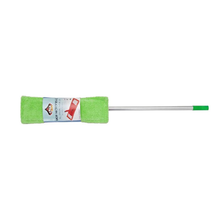 Mop Microfibra, coada telescopica, verde