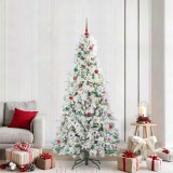vidaXL Brad de Crăciun artificial cu ramuri articulare Verde 210 cm 3397505