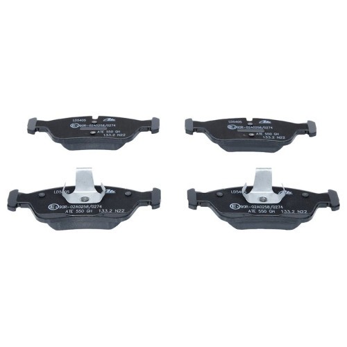 Set placute frana fata ATE, Bmw Seria 3 (E36, E46), 1990-2007, Z3 (E36), 1995-2003, Z4 (E85), 2003-2009, Fata; puntea fata; Sistem de franare : hidra