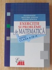 Exercitii si probleme de matematica pentru clasa a 9-a - Eugen Radu, Mugurel Stefan