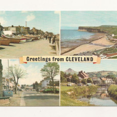 FA45-Carte Postala- ANGLIA - Cleveland, Yorkshire, circulata 1974