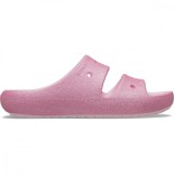 Sandale Crocs Classic Glitter Sandal v2 Kids Roz - Pink Milk