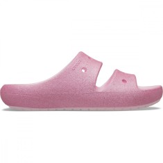Sandale Crocs Classic Glitter Sandal v2 Kids Roz - Pink Milk