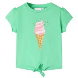 Gossi tricou pentru copii, verde deschis, 128