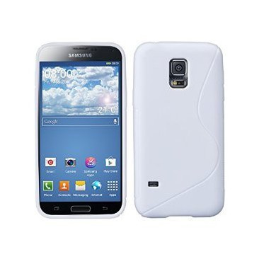 HUSA SILICON S-LINE SAM GALAXY S5 MINI G800 ALB foto
