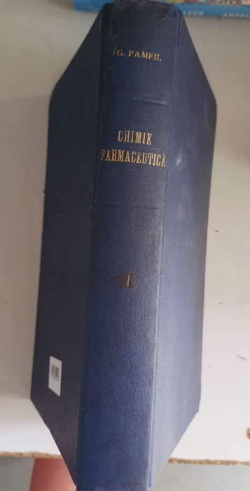 G.P.Pamfil - Chimie farmaceutica Vol.1 - 1937