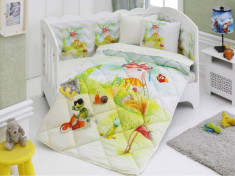 Set de pat pentru bebelusi, bumbac 100%, Ranforce, Zen Art Deco foto