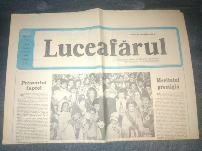 REVISTA LUCEAFARUL 6 IANUARIE 1979 foto