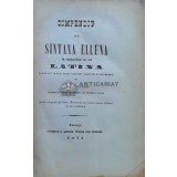 Compendiu de sintaxa elena &icirc;n comparațiune cu cea latina - 1871 - Constantin Erbiceanu ($M151)
