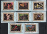Umm-Al-Qiwain 1972 - Fluturi, 14 Colite, 4 poze, MNH, Nestampilat