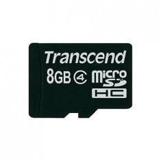 MICRO SD CARD 8GB CLASA 4 FARA ADAPTOR TRANSC foto