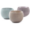 Set de ghivece Cozies Trio, Curver