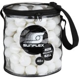 Cumpara ieftin Mingi tenis de masa SUNFLEX training Box, albe 144 buc