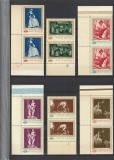 ROMANIA 1967 LP 644 REPRODUCERI DE ARTA PERECHE VERTICALA SERII MNH