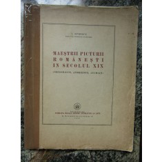G. Oprescu - Maeștrii picturii rom&acirc;nești &icirc;n secolul XIX: Grigorescu, Andreescu..
