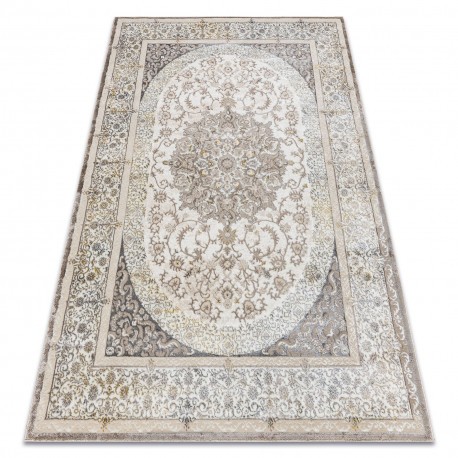 Covor BLISS Z204AZ128 crem / bej - Cadru, ornament, modern, structural, 120x170 cm