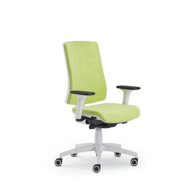SCAUN ERGONOMIC PURE WHITE T - Standard - Brate reglabile 4D foto