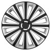 SET CAPACE ROTI 15` SILVER&amp;BLACK Trend Gri Cu Inel Cromat, Mega Drive