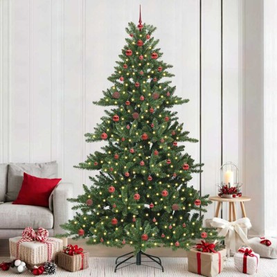 vidaXL Brad de Crăciun artificial cu ramuri articulare 240cm PVC 3397692 foto